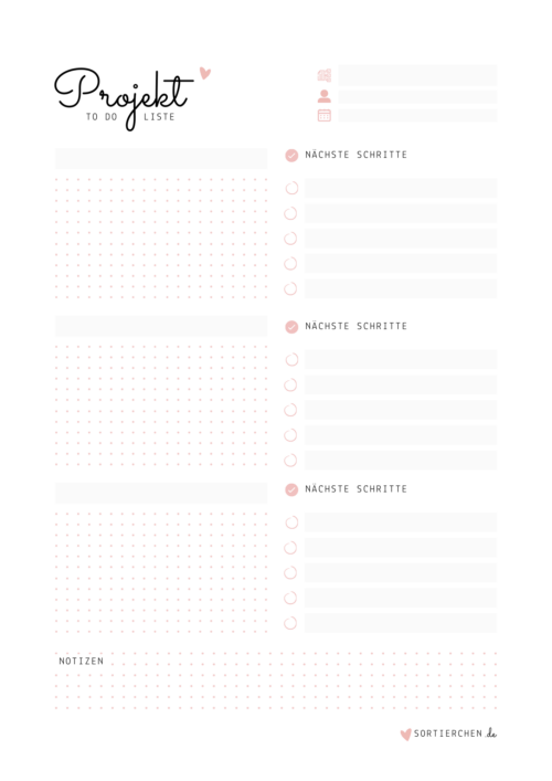 Projekt-To-Do-Liste – Behalte deine Aufgaben im Blick
