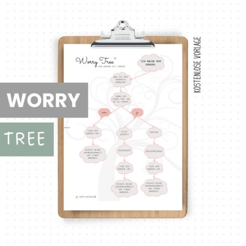 Vorlage: Worry Tree – zum Umgang mit Sorgen