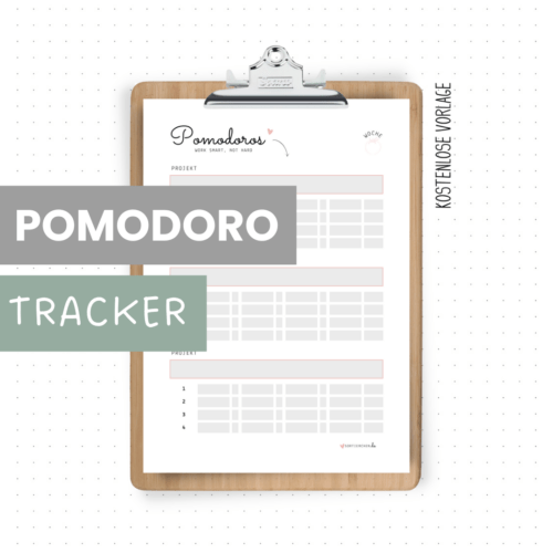 Vorlage: Pomodoro-Tracker für eine Woche