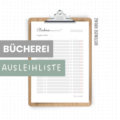 Vorlage: Bücherei-Ausleihliste