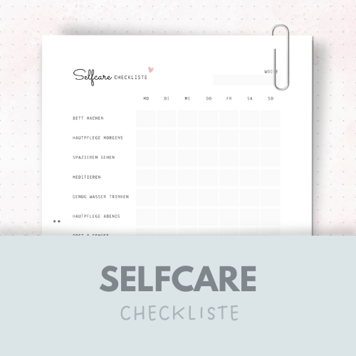 Vorlage: Selfcare-Checkliste