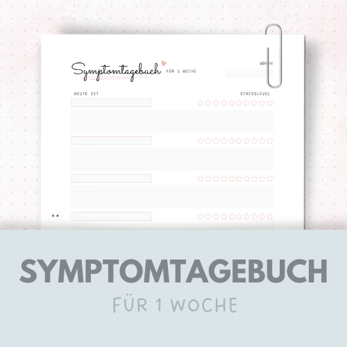 Vorlage: Symptom-Tagebuch für eine Woche