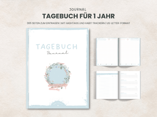 Tagebuch für 1 Jahr