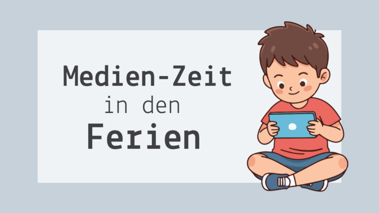 Die Bildschirmzeit in den Ferien regulieren?