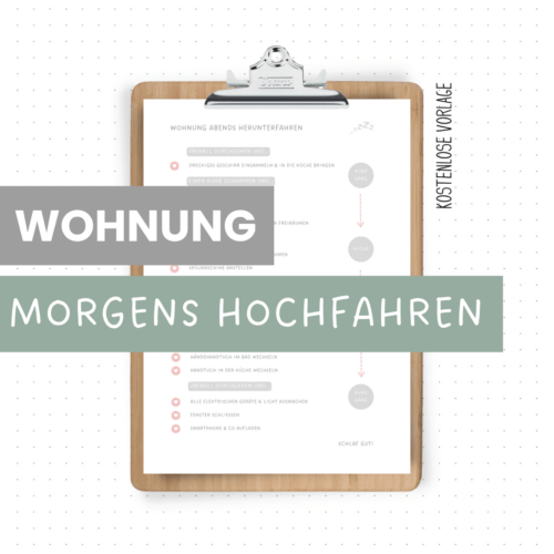 Vorlage: Wohnung morgens hochfahren
