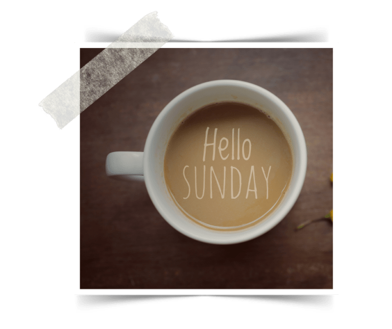 Wochenstart am Sonntag?