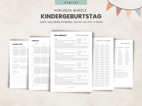 Kindergeburtstag planen: Gäste, Geschenke, Tagesablauf und Mitgebsel