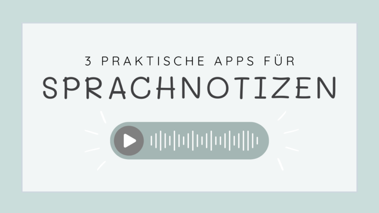 Schnelle Notizen per Sprache: 3 Apps für Sprachnotizen und Audioaufnahmen