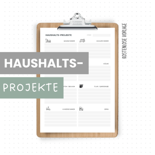 Haushalts-Projekte / Umgestaltung einzelner Räume und Bereiche