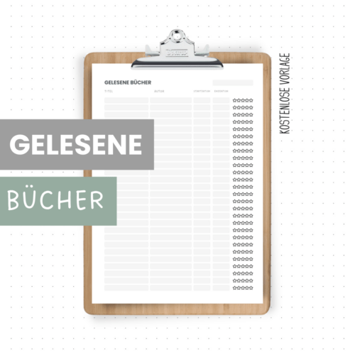 Gelesene Bücher - Reading Journal
