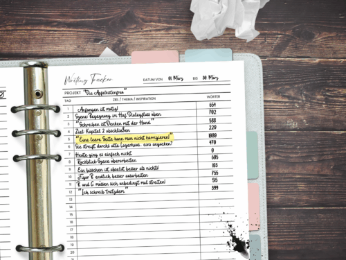 A5 Planer-Einlagen Schreibtracker | 10 Blatt gelocht | 2 Varianten zur Motivation & Zielverfolgung