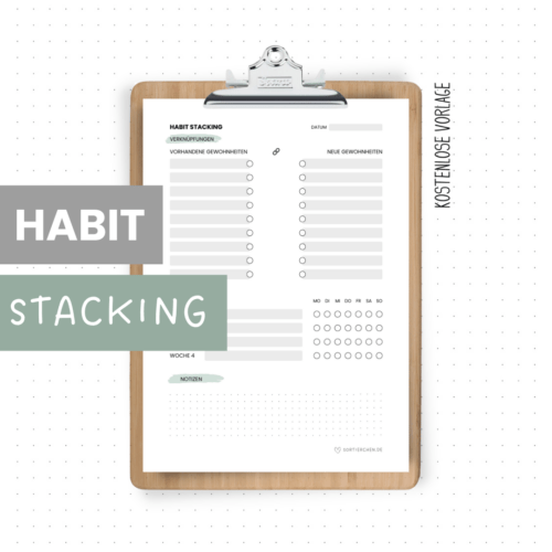 Habit Stacking: neue Gewohnheiten mit bereits vorhandenen verknüpfen