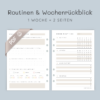 Planer-Einlagen Personal-Format Monatsplaner 2027 - PDF Download Titelbild