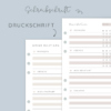 Planer-Einlagen Ringbuchplaner A5 Routinen & Wochenrückblick PDF
