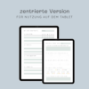 Planer-Einlagen Ringbuchplaner A5 Routinen & Wochenrückblick PDF für digitale Nutzung