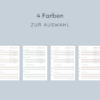 Planer-Einlagen Ringbuchplaner A5 Routinen & Wochenrückblick PDF zum Ausdrucken