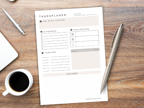 BLO-A5-007 Tagesplaner Inspiration 4