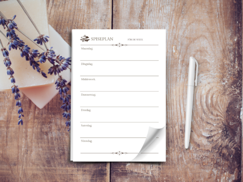 Spiseplan op Platt – A5 Notizblock för’t Week-Eten | Lustiger Menüplan in Plattdeutsch | Mahlzeitenplaner nordisch & praktisch
