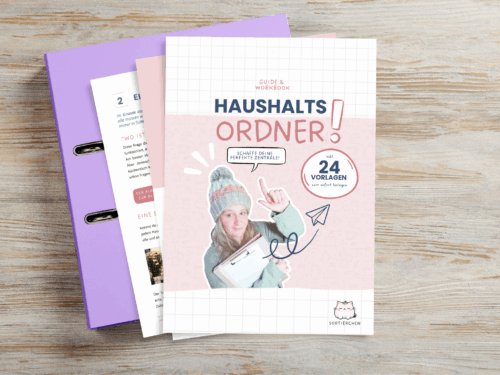 Familienorganisation leicht gemacht: Haushaltsordner Workbook A4 PDF | über 60 Seiten Übungen & Vorlagen für Putzplan, Meal Planner & mehr